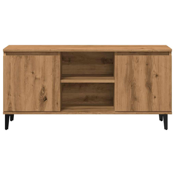 Mueble para TV madera de ingeniería roble artisan 102x35x50 cm M 4