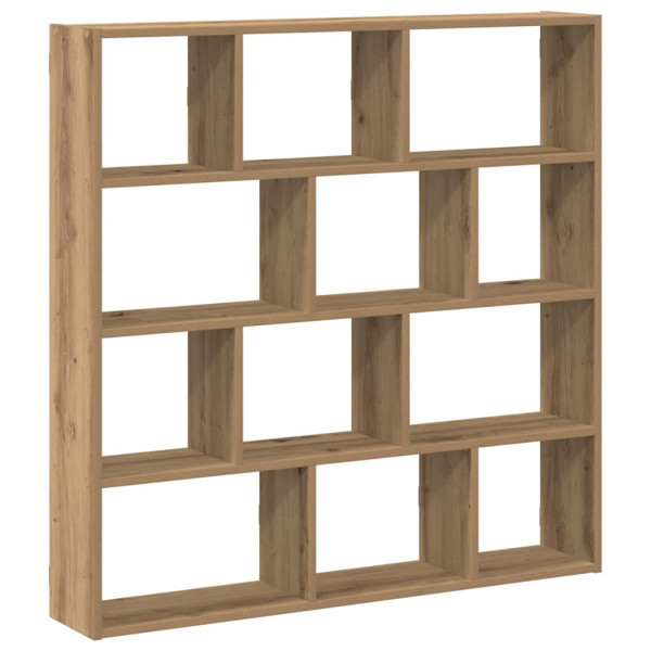Estante cubo de pared 12 compartimentos madera roble artisan M 2