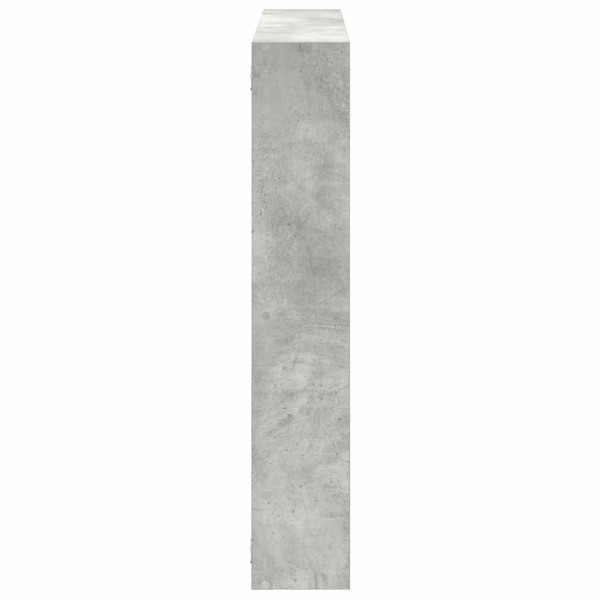 Estante cubo de pared 7 compartimentos madera gris hormigón M 5
