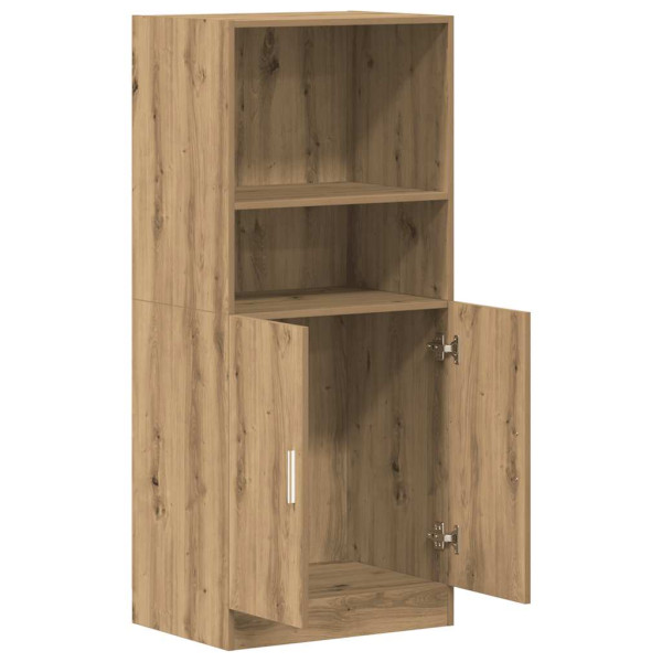 Mueble cocina madera ingeniería roble artisan 57x41.5x131.5 cm M 5