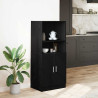 Mueble de cocina madera de ingeniería negro 57x41.5x131.5 cm 3