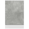 Panel lavavajillas gris cemento 45x3x67 cm 3