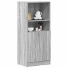 Mueble de cocina madera ingeniería gris sonoma 57x41.5x131.5 cm 1