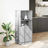 Mueble de cocina madera ingeniería gris sonoma 57x41.5x131.5 cm 3