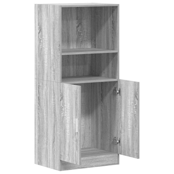 Mueble de cocina madera ingeniería gris sonoma 57x41.5x131.5 cm M 5