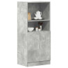 Mueble cocina madera ingeniería gris hormigón 57x41.5x131.5 cm 1