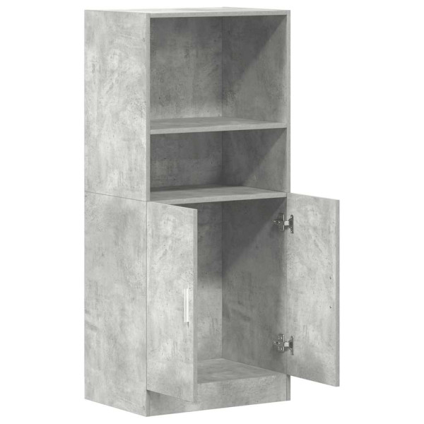 Mueble cocina madera ingeniería gris hormigón 57x41.5x131.5 cm M 5