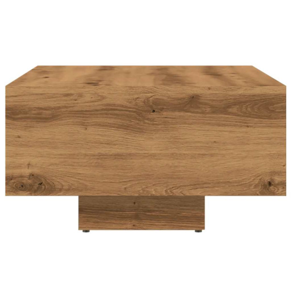 Mesa de centro madera ingeniería roble artisan 85x55x31 cm M 5