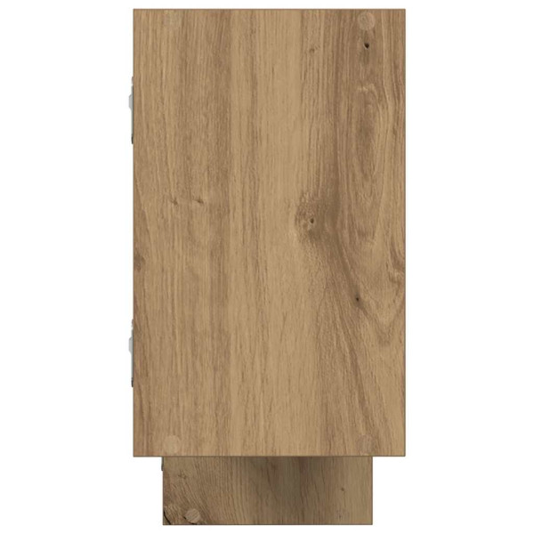 Estante cubo de pared 5 compartimentos madera roble artisan M 5