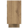 Estante cubo de pared 5 compartimentos madera roble artisan 5