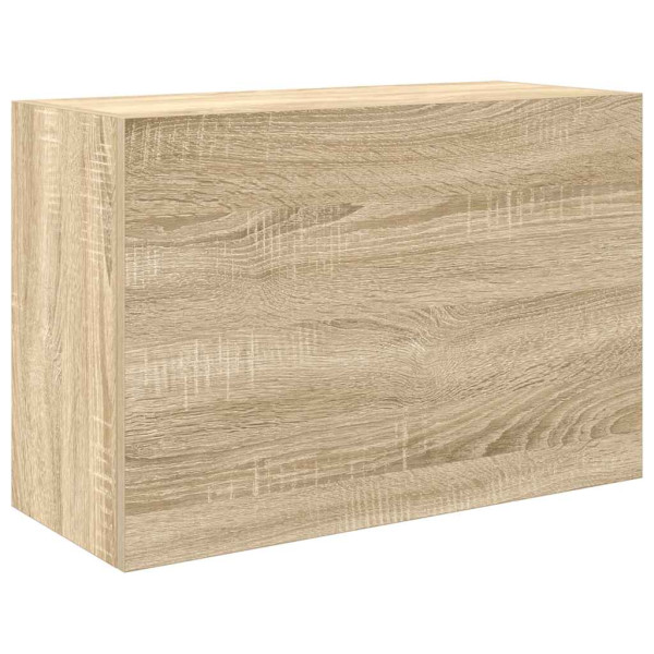 Mueble de pared baño madera ingeniería roble Sonoma 60x25x40 cm M 2