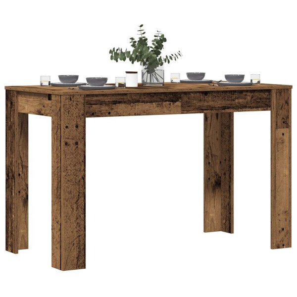 Mesa de comedor de madera contrachapada madera vieja D