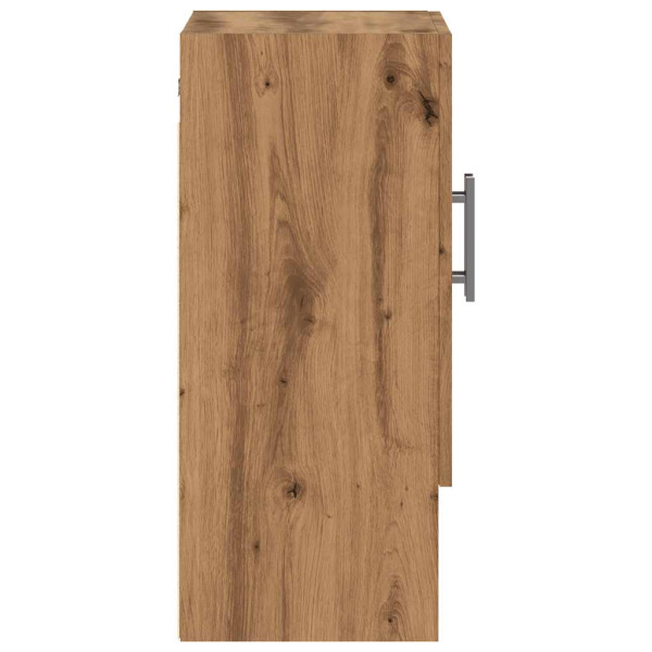 Armario de pared madera de ingeniería roble artesano 60x31x70cm M 5