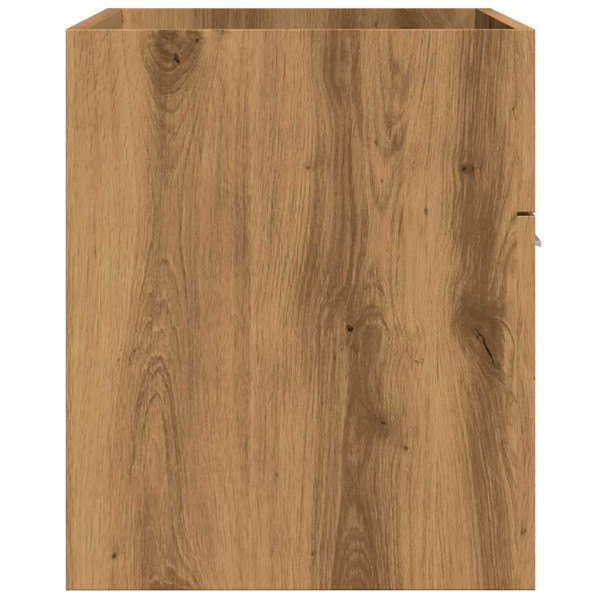 Mueble de lavabo de baño madera roble artisan 80x38.5x46 cm M 5