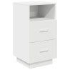 Mesas de cabeceira 2 pcs com 2 gavetas 36x36x68 cm branco 5