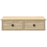 Estante de pared con cajones madera contrachapada roble sonoma 4