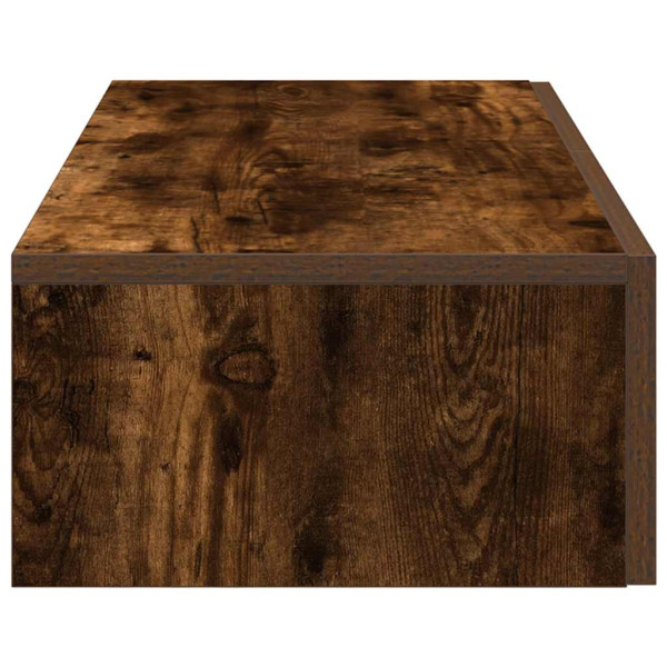 Estante de pared con cajones de madera contrachapada blanco M 5