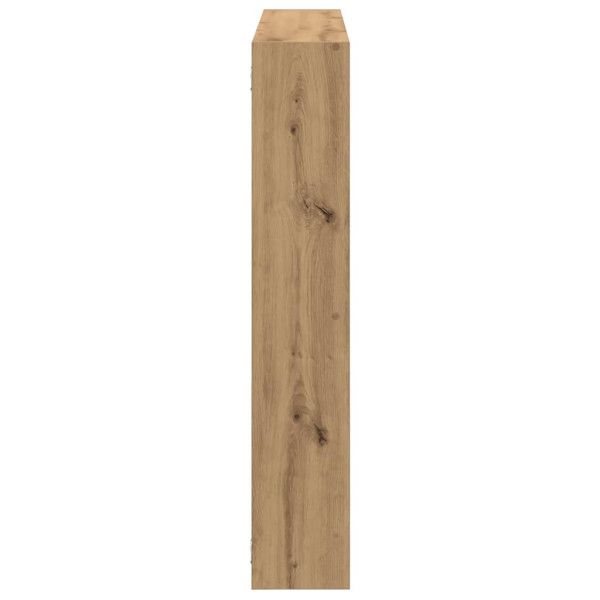 Estante cubo de pared 7 compartimentos madera roble artisan M 5