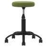 Silla de oficina giratoria de terciopelo verde claro 4
