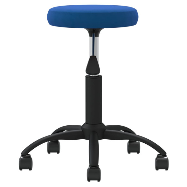 Silla de comedor de terciopelo azul M 3