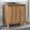Mueble de lavabo madera de ingeniería roble artisan 58x33x60 cm 1