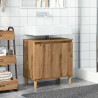 Mueble de lavabo madera de ingeniería roble artisan 58x33x60 cm 3
