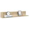 Estantes pared 2 uds madera roble Sonoma 100x16.5x16.5 cm 1