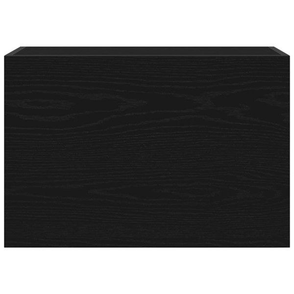 Armário parede p/ casa banho 60x25x40 cm deriv. madeira preto M 4