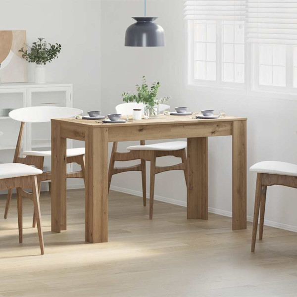 Mesa de Comedor Roble Artesano 120x60x76cm madera reconstituida M 3