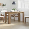 Mesa de Comedor Roble Artesano 120x60x76cm madera reconstituida 3