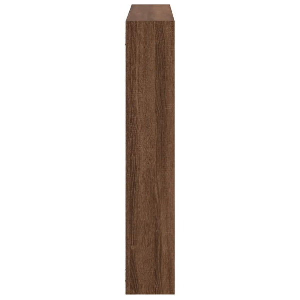 Estante cubo de pared 7 compartimentos madera roble marrón M 5