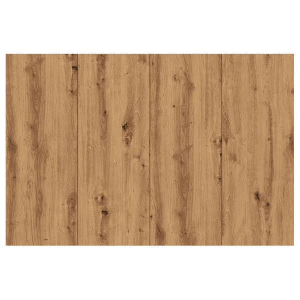 Cabecero de cama madera ingeniería roble artisan 120x1.5x80 cm M 3