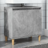 Mueble de lavabo madera contrachapada gris hormigón 58x33x60cm 1