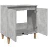 Mueble de lavabo madera contrachapada gris hormigón 58x33x60cm 5
