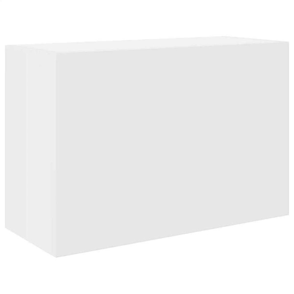 Mueble de pared de baño madera ingeniería blanco 60x25x40 cm M 2