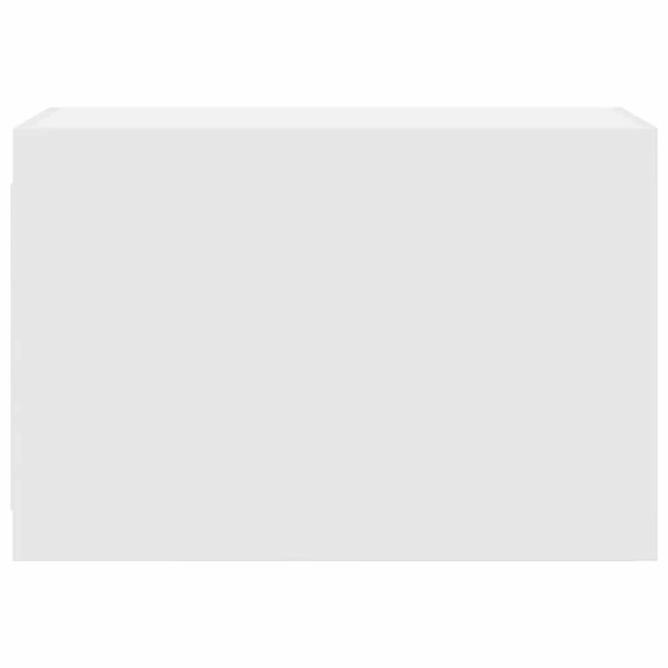 Mueble de pared de baño madera ingeniería blanco 60x25x40 cm M 4