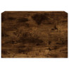 Mueble de pared baño madera ingeniería roble ahumado 60x25x40cm 4