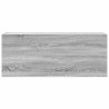 Armario de pared baño madera ingeniería gris sonoma 100x25x40cm 5