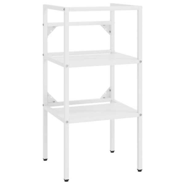 Estructura de baño con lavabo incorporado hierro blanco M 3