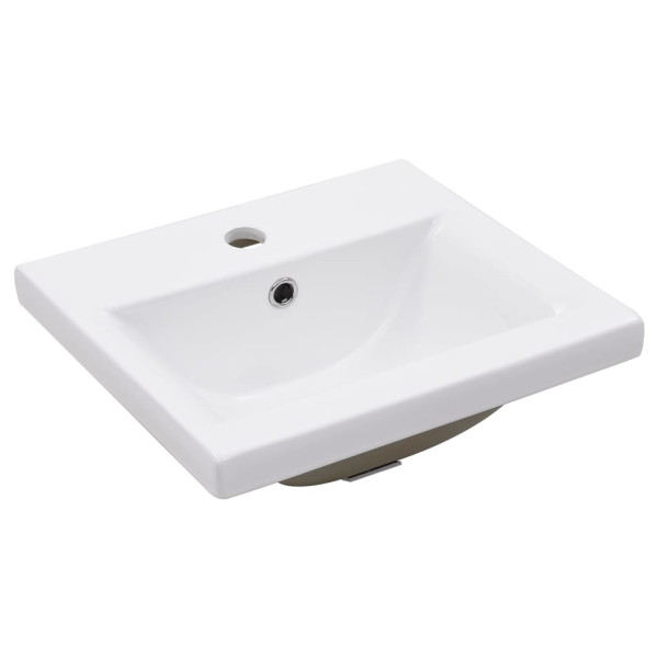Estructura de baño con lavabo incorporado hierro blanco M 5