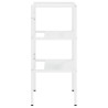 Estrutura p/ lavatório casa de banho ferro 40x38x83 cm branco 4