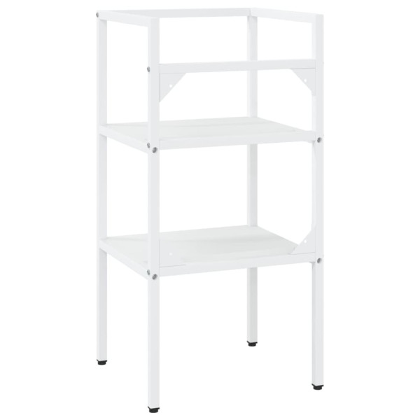 Estrutura p/ lavatório casa de banho ferro 40x38x83 cm branco M 5