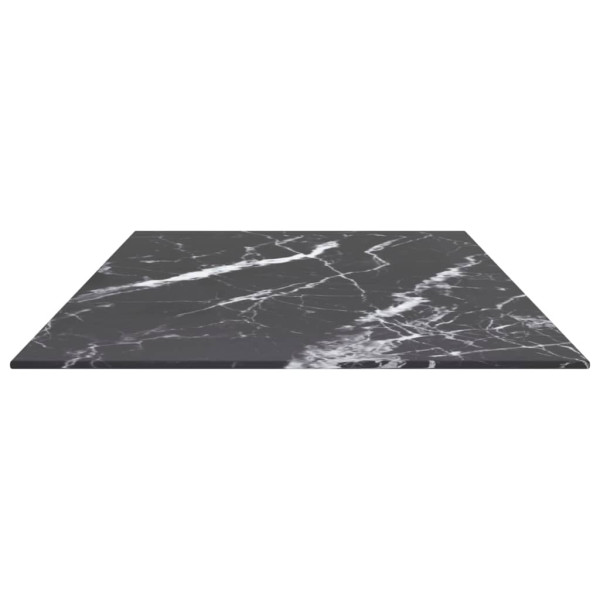 Tablero mesa diseño mármol vidrio templado negro 100x50 cm 6 mm M 4