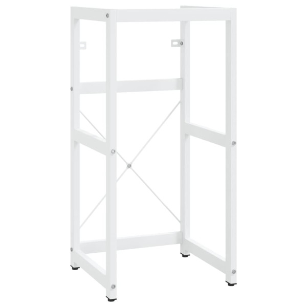 Estructura de lavabo de hierro blanco 40x38x31 cm M 2