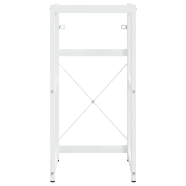 Estructura de lavabo de hierro blanco 40x38x31 cm M 3