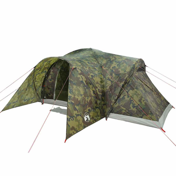 Tienda campaña familiar iglú 6 personas impermeable camuflaje M 4