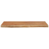 Estante pared rectangular madera acacia borde vivo 40x20x3.8 cm 4