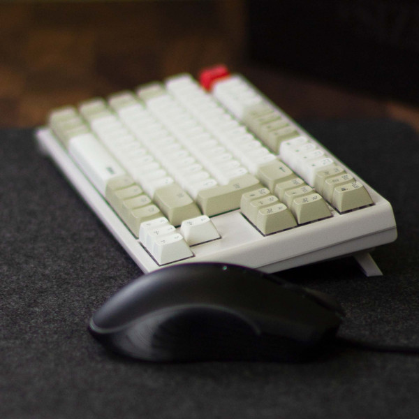 Teclado gaming royal pbt mecanico blanco M 6