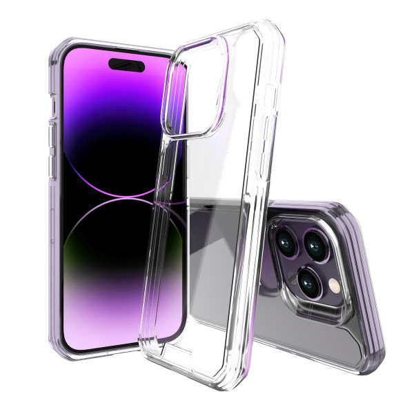 Funda muvit shockproof 2m para apple iphone 14 pro transparente M 2
