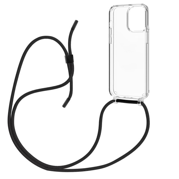 Funda muvit recycletek para apple iphone 15 pro max transparente + colgante negro M 4